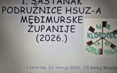 Održan sastanak Podružnice HSUZ-a Međimurske županije
